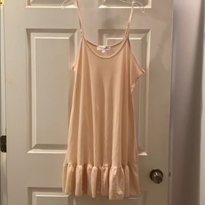 Cream colored dress / shirt extender